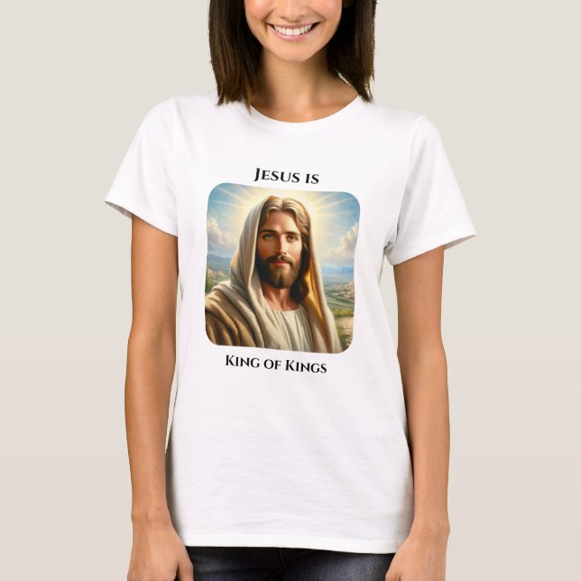 Camiseta Jesús es Rey de Reyes (Anverso)