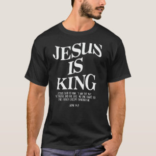 Camiseta Jesús Es Rey Jesús Juan 146 Traje Cristiano (Encen