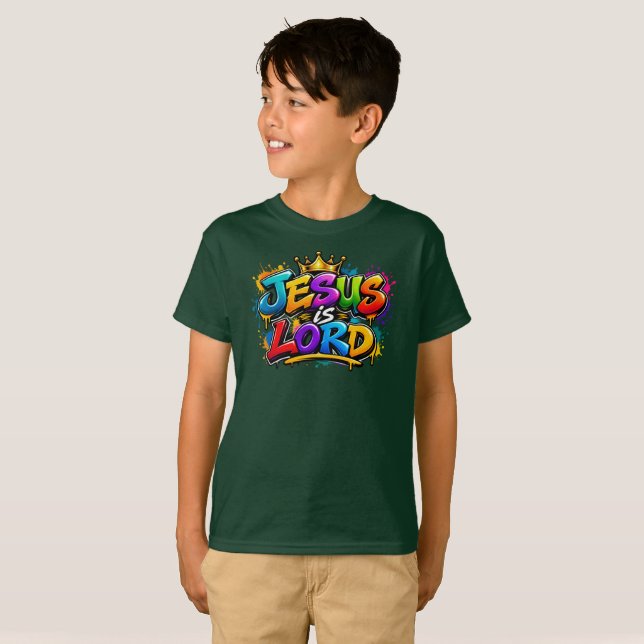 Camiseta Jesús es Señor (Anverso completo)