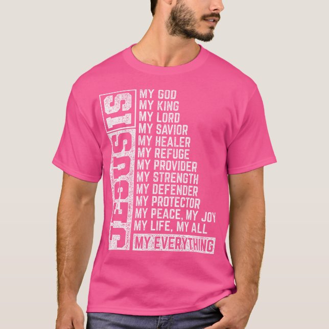 Camiseta Jesús es todo Jesús (Anverso)