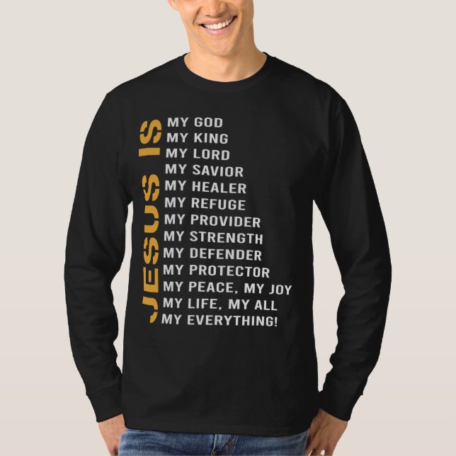 Camiseta Jesús es todo Jesús (Anverso)