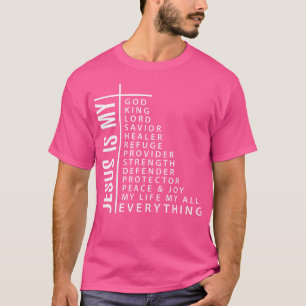 Camiseta Jesús Es Todo Mi Niño Cristiano De La Fe