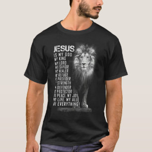 Camiseta Jesús Es Todo Mi Todo Lo Que Mi Dios Señor Salvado