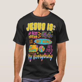 Camiseta Jesús es Todo para Mí Retro Groovy Cristiano