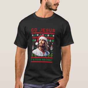 Camiseta Jesús es tu cumpleaños engañando a los Navidades f