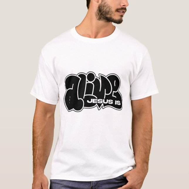 Camiseta Jesús es un graffiti vivo (Anverso)