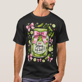Camiseta Jesús Es Un Gran Pepino Divertido Bow De Pepino Cr