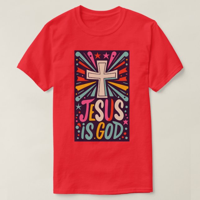 Camiseta Jesús es una cita cristiana de Dios (Diseño del anverso)
