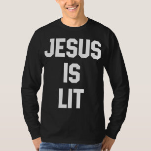 Camiseta Jesús es una curiosa Biblia Cristiana Verse Cita G