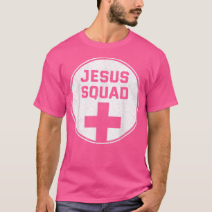 Camiseta Jesús Escuadrón Religión Dios Cristiano Iglesia