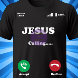 Camiseta Jesús está llamando - Cristiano