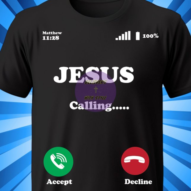 Camiseta Jesús está llamando - Cristiano (Subido por el creador)
