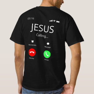 Camiseta Jesús está llamando - Cristiano