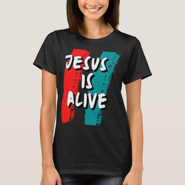 Camiseta Jesús está vivo (Anverso)