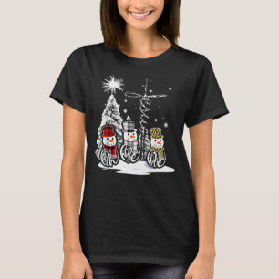 Camiseta Jesus Faith Hope Love Snowman
