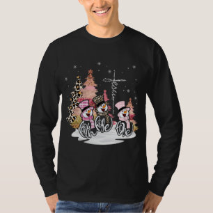 Camiseta Jesus Faith Hope Love Snowman Graciosos Navidad Pa