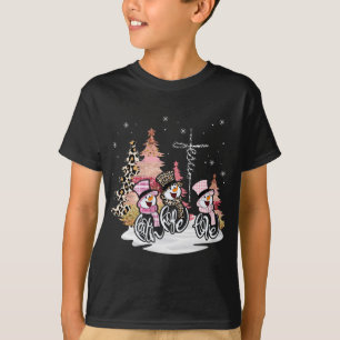 Camiseta Jesus Faith Hope Love Snowman Graciosos Navidad Pa