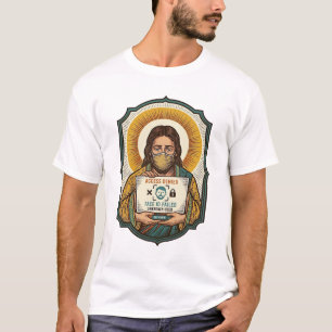 Camiseta Jesús falló el desbloqueo facial con tecnología de