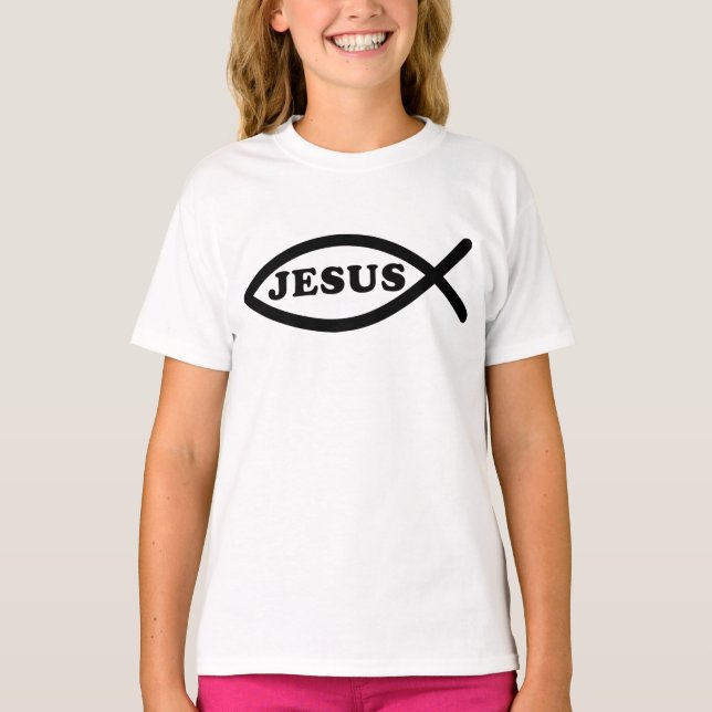 Camiseta Jesús Fish 2 (Anverso)