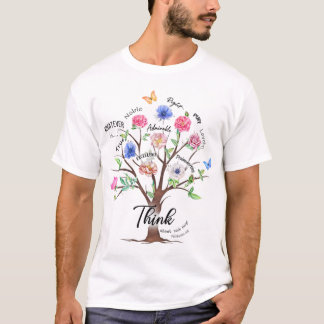 Camiseta Jesús Flower Butterfly Faith Christian Philippians