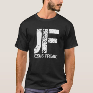 Camiseta Jesús Freak Calligrafía Cristiana Fe En Dios