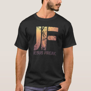 Camiseta Jesús Freak Calligrafía Cristiana Fe En Dios