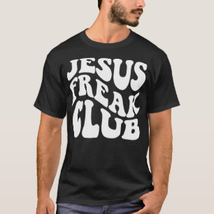 Camiseta Jesus Freak Club retro ropa de moda cristiano f