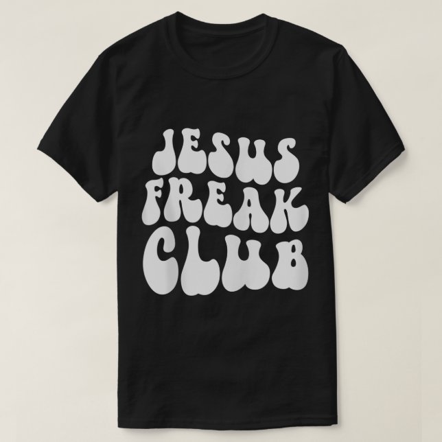 Camiseta Jesus Freak Club Retro Zip Hoodie2524 (Diseño del anverso)
