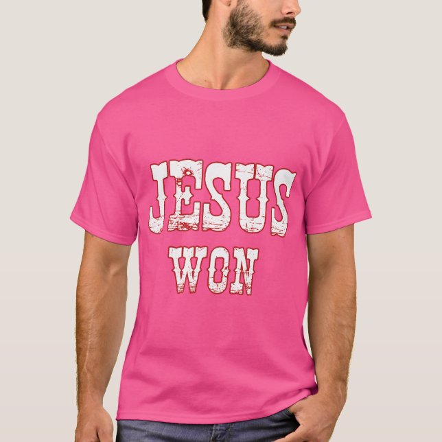 Camiseta Jesús Ganó El Cristianismo De Texas Religión Jesús (Anverso)