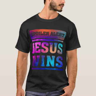 Camiseta Jesús Ganó Fe Cristiana Diciendo Rap De Revelación