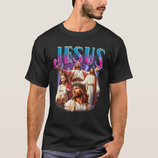 Camiseta Jesús Gracioso Meme Dios Cristiano Fe Religioso Él