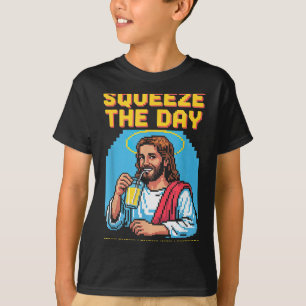 Camiseta Jesús haciendo limonada divertido hombres mujeres