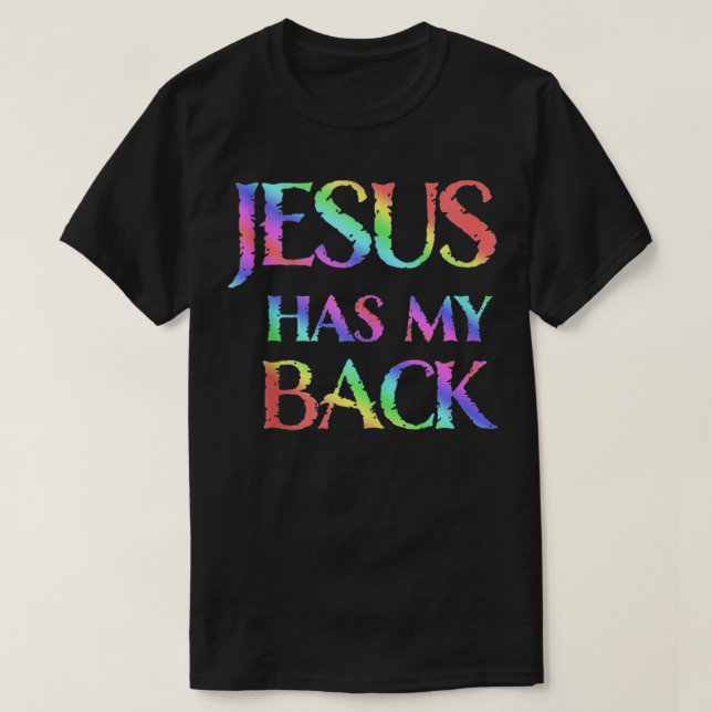 Camiseta Jesus Has My Back  (Diseño del anverso)