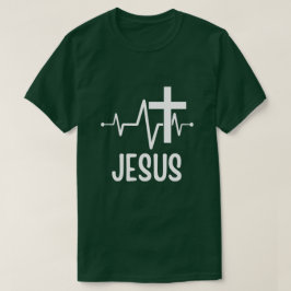 Camiseta Jesús Heartbeat Christian Unisex T-Shirt