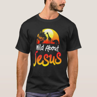 Camiseta Jesús Hombres Gráficos Mujeres Salvajes Sobre Jesú