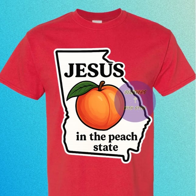 Camiseta Jesus in the Peach State - Christian (Subido por el creador)