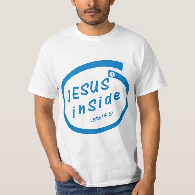 Camiseta Jesús inside (John 14: 6) (Anverso)