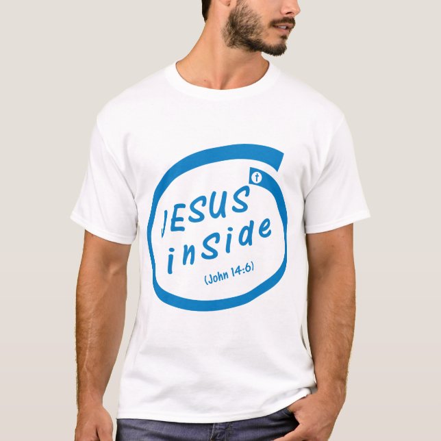 Camiseta Jesús inside (John 14: 6) (Anverso)