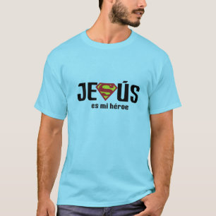 Camiseta Jesus Is My Hero – Christian Superman Inspired Shi