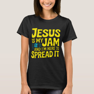 Camiseta Jesus Is My Jam Funny Christian – Faith Music