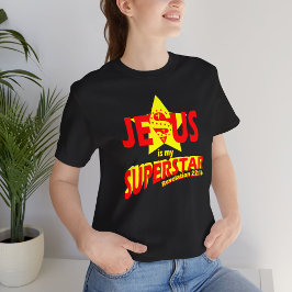 Camiseta Jesus is my Superstar, bible verse