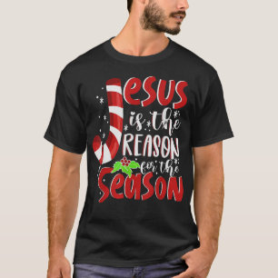 Camiseta Jesus is The Reason for The Season Christian Faith