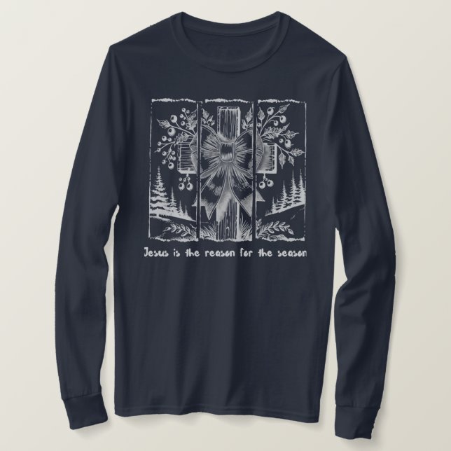 Camiseta Jesus Is The Reason For The Season Christmas (Anverso del diseño)
