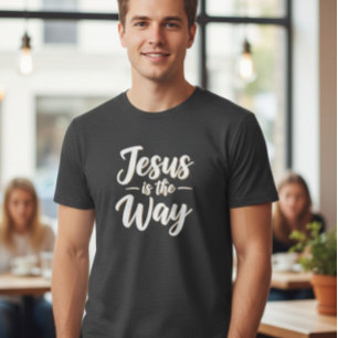 Camiseta Jesus is the Way Apparel, Bible Verse T-Shirt