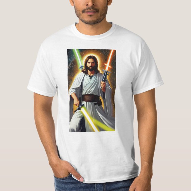 Camiseta Jesus Jedi (Anverso)