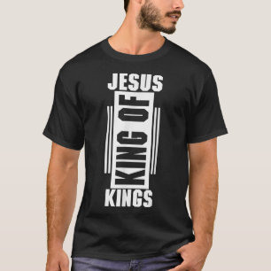 Camiseta Jesus King of Kings Christian Christmas T-Shirt