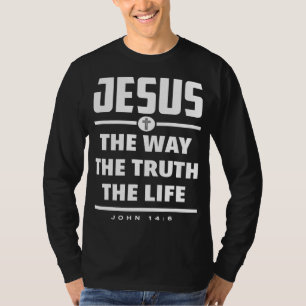 Camiseta Jesús La Forma De La Verdad La Biblia De La Vida V
