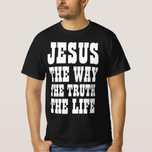 CAMISETA JESÚS LA FORMA EN QUE LA VERDAD ES LA VIDA