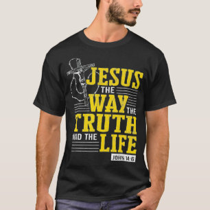Camiseta Jesús, la manera en que la Biblia de la Escritura 