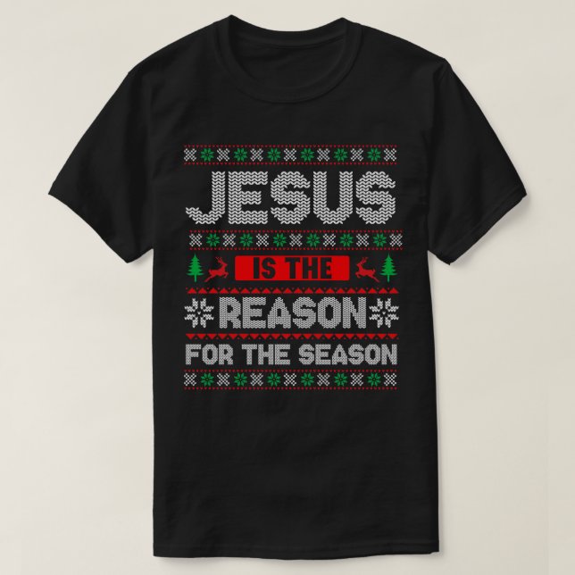 Camiseta Jesús La Razón De La Temporada (5) (Diseño del anverso)